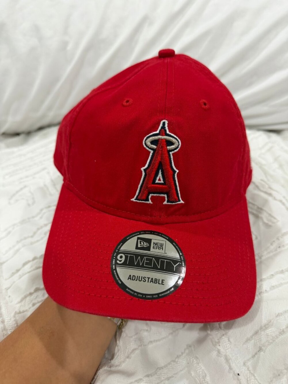 New Era Los Angeles Angels 9TWENTY Adjustable Cap Red New